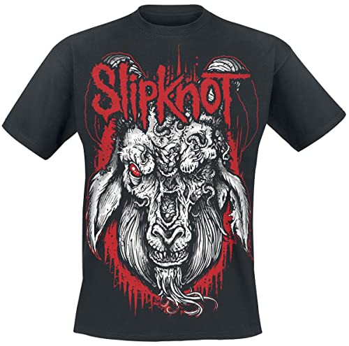 Slipknot Rotting Goat Männer T-Shirt schwarz S 100% Baumwolle Band-Merch, Bands von Slipknot