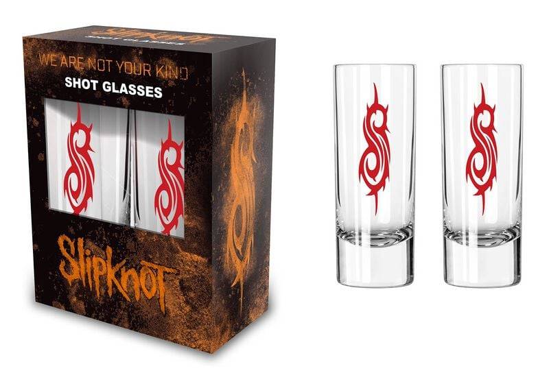 Slipknot Schnapsglas-Set - We Are Not Your Kind - klar  - Lizenziertes Merchandise! von Slipknot