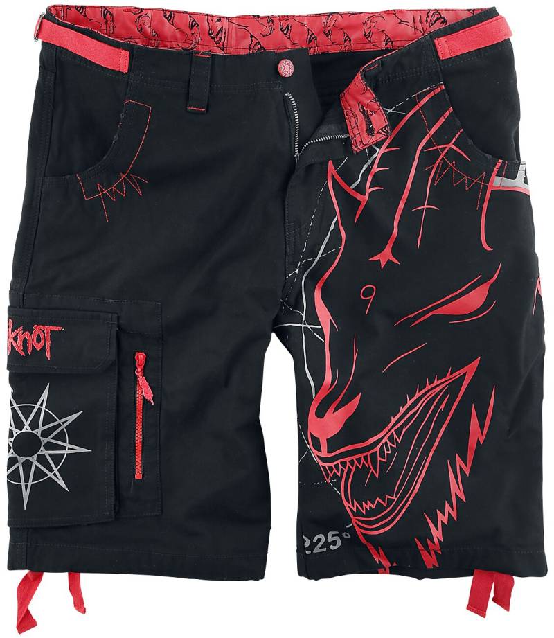 Slipknot Short - EMP Signature Collection - L bis 3XL - für Männer - Größe XXL - schwarz/rot  - EMP exklusives Merchandise! von Slipknot