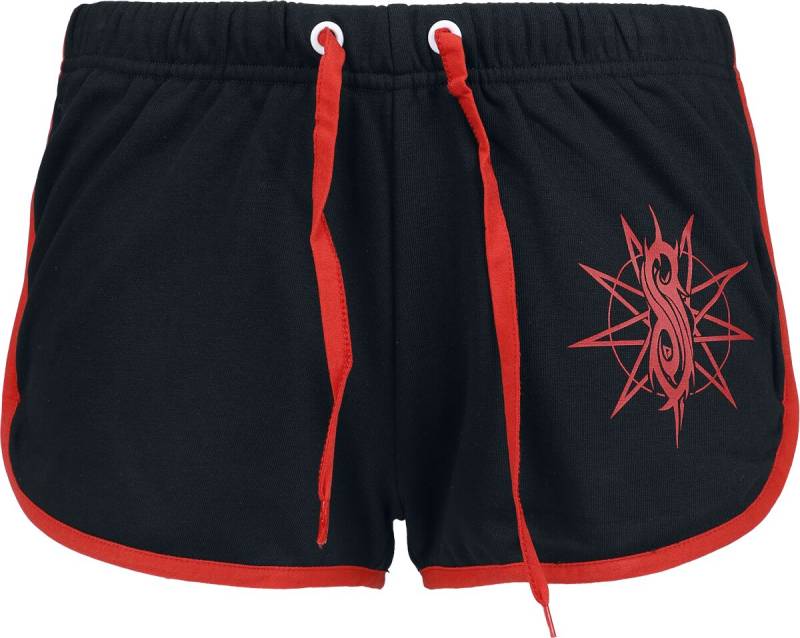 Slipknot Short - EMP Signature Collection - M bis XXL - für Damen - Größe L - schwarz/rot  - EMP exklusives Merchandise! von Slipknot