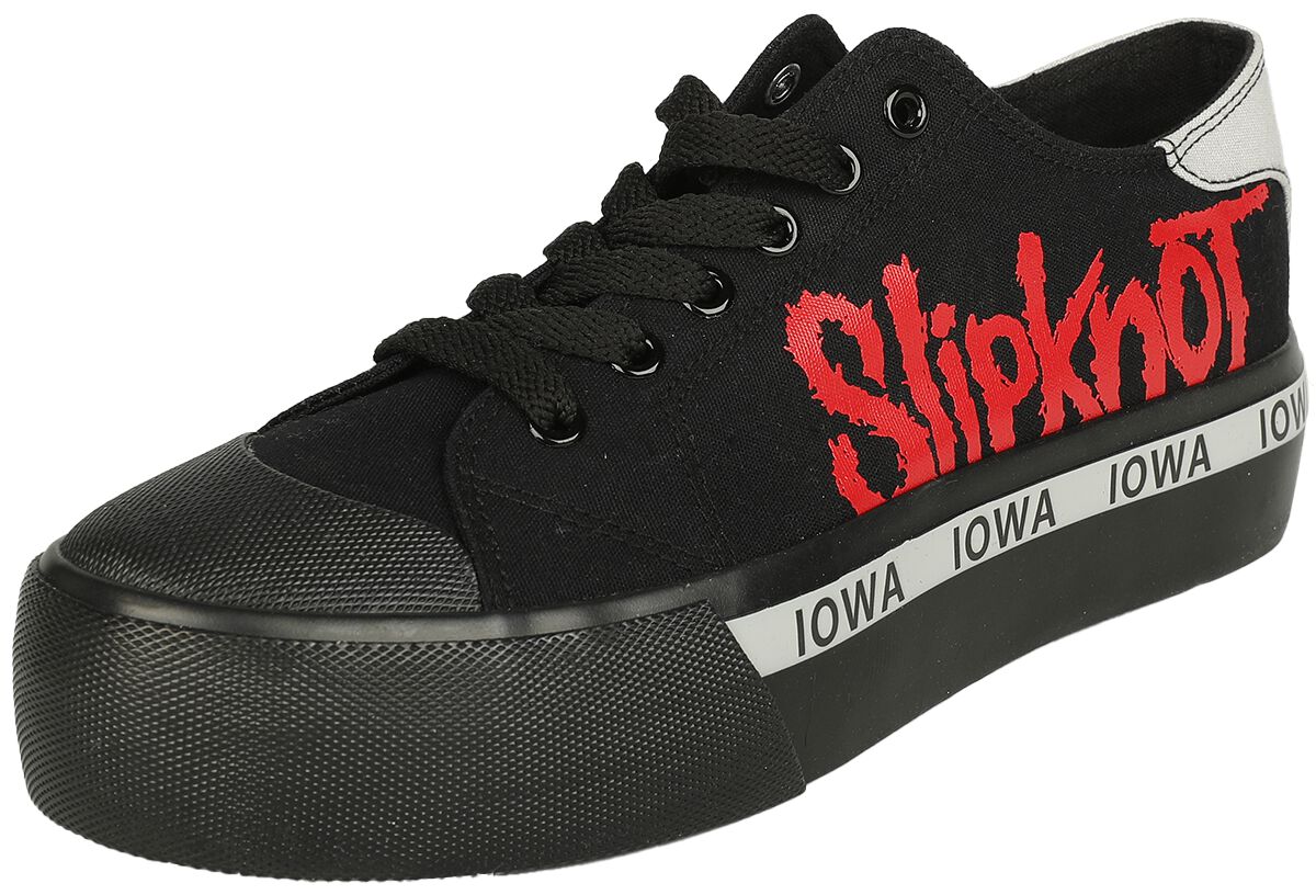 Slipknot Sneaker - EMP Signature Collection - EU37 bis EU41 - für Damen - Größe EU37 - schwarz/grau  - EMP exklusives Merchandise! von Slipknot