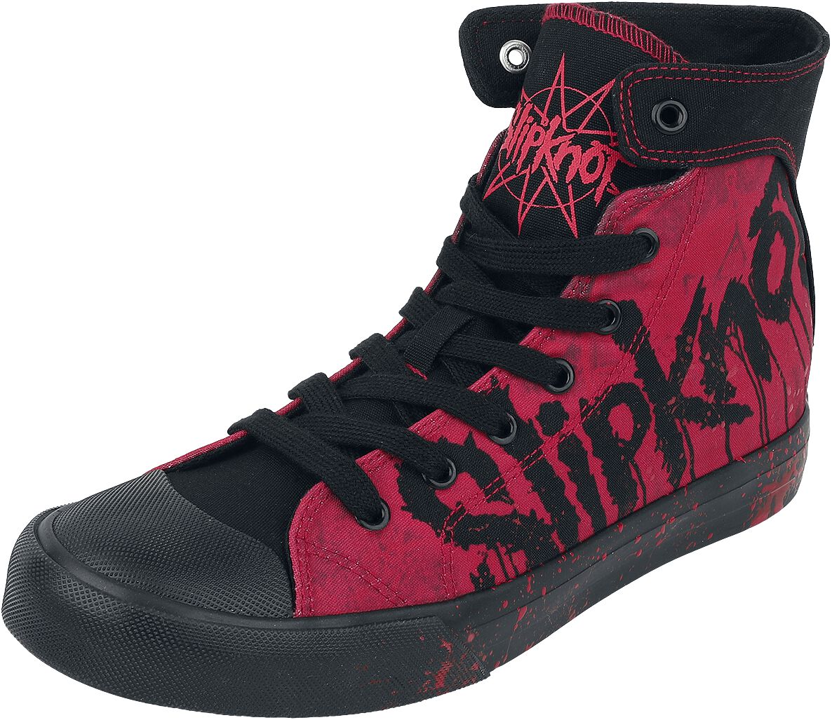 Slipknot Sneaker high - EMP Signature Collection - EU37 bis EU42 - Größe EU38 - schwarz/rot  - EMP exklusives Merchandise! von Slipknot