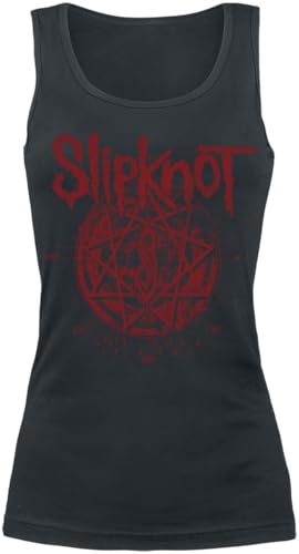 Slipknot Star Symbol Frauen Top schwarz M 100% Baumwolle Band-Merch, Bands, Horror von Slipknot