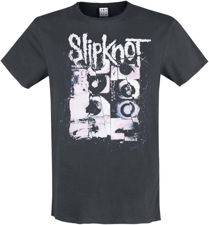 Slipknot T-Shirt - Amplified Collection - Eyes - S bis XXL - für Männer - Größe XXL - charcoal  - Lizenziertes Merchandise! von Slipknot