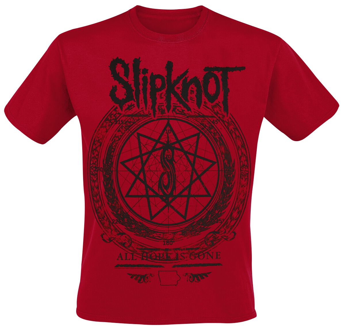 Slipknot T-Shirt - Blurry - S bis XXL - für Männer - Größe S - dunkelrot  - Lizenziertes Merchandise! von Slipknot