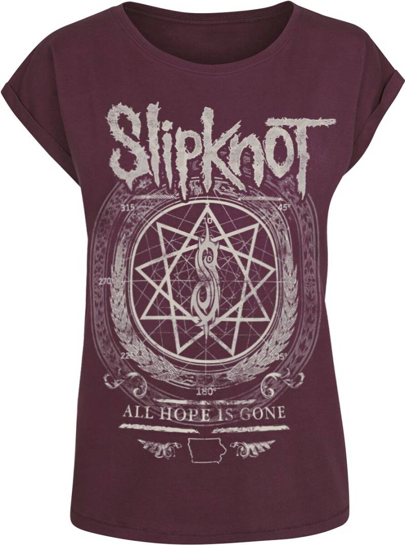 Slipknot T-Shirt - Blurry - XS bis XL - für Damen - Größe XL - rot  - Lizenziertes Merchandise! von Slipknot