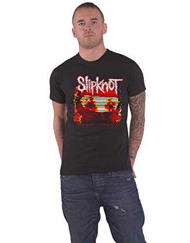 Slipknot T Shirt Chapeltown Rag Glitch Band Logo Nue offiziell Herren Schwarz Large von Slipknot