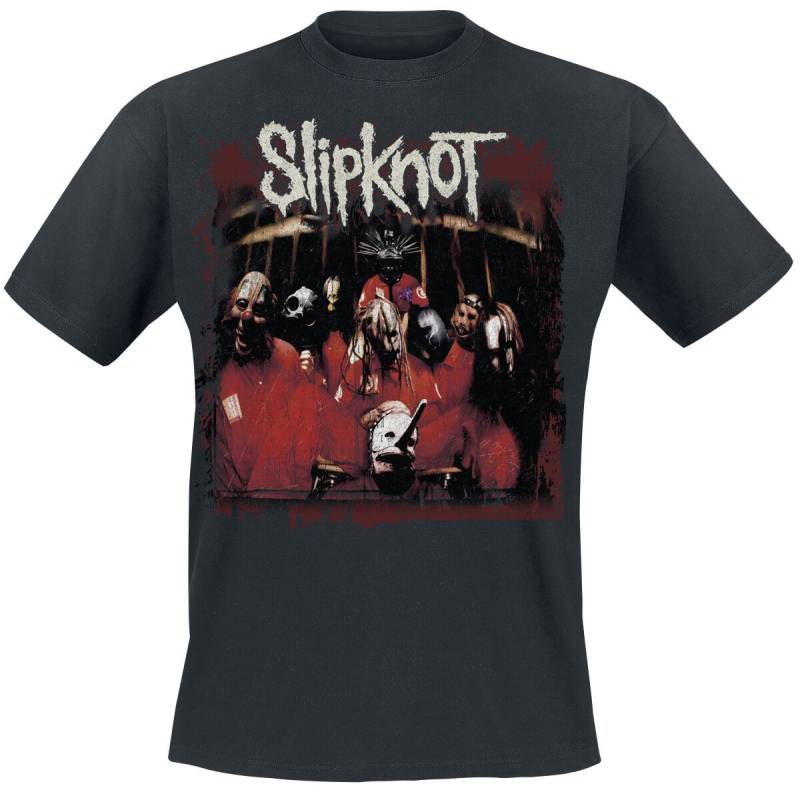 Slipknot T-Shirt - Debut Album - S bis XXL - für Männer - Größe S - schwarz  - Lizenziertes Merchandise! Slipknot T-Shirt - Debut Album - S bis XXL - für Männer - Größe S - schwarz  - Lizenziertes Merchandise! von Slipknot