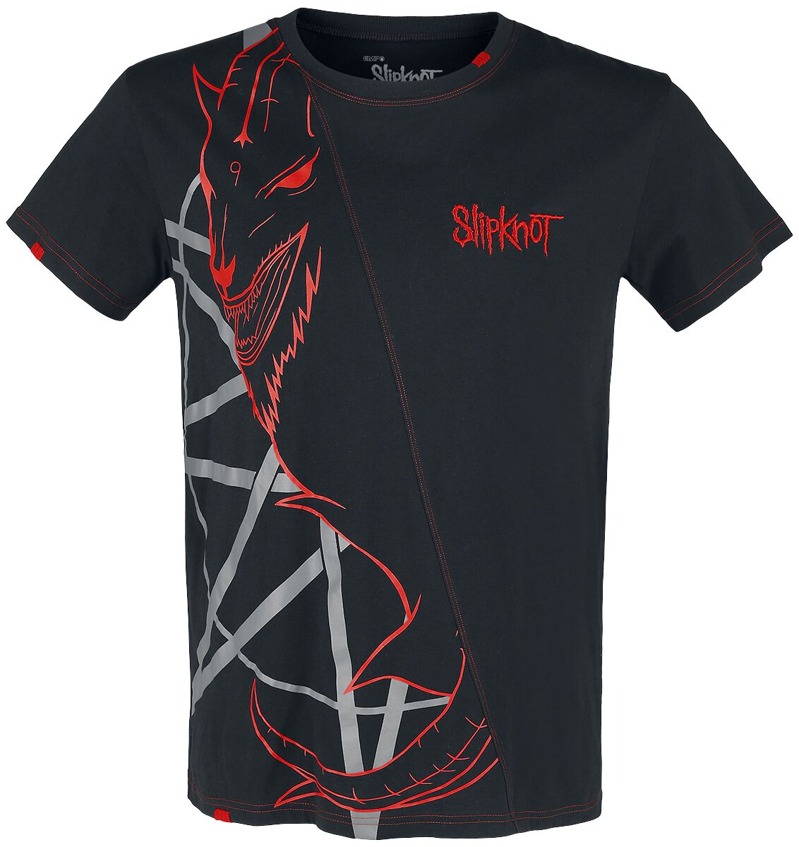 Slipknot T-Shirt - EMP Signature Collection - S bis 5XL - für Männer - Größe S - schwarz/rot  - EMP exklusives Merchandise! von Slipknot