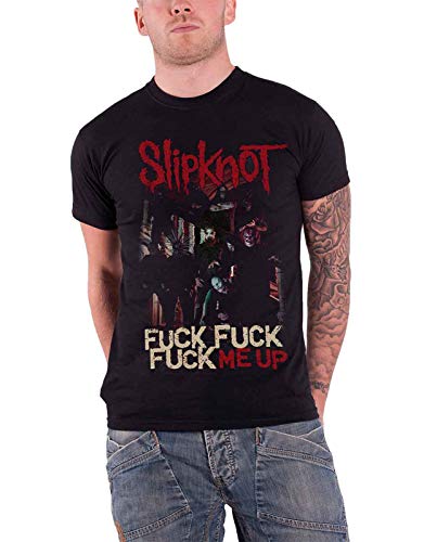 Slipknot T Shirt F*ck Me Up Band Logo offiziell Herren Nue Schwarz XL von Slipknot