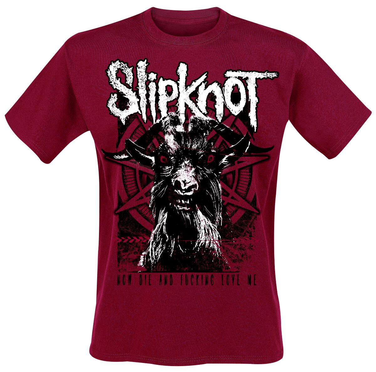 Slipknot T-Shirt - Goat - S bis XXL - für Männer - Größe M - rot  - Lizenziertes Merchandise! von Slipknot