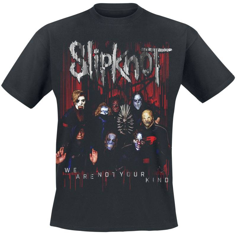 Slipknot T-Shirt - Group Photo - L bis XXL - für Männer - Größe XL - schwarz  - Lizenziertes Merchandise! von Slipknot