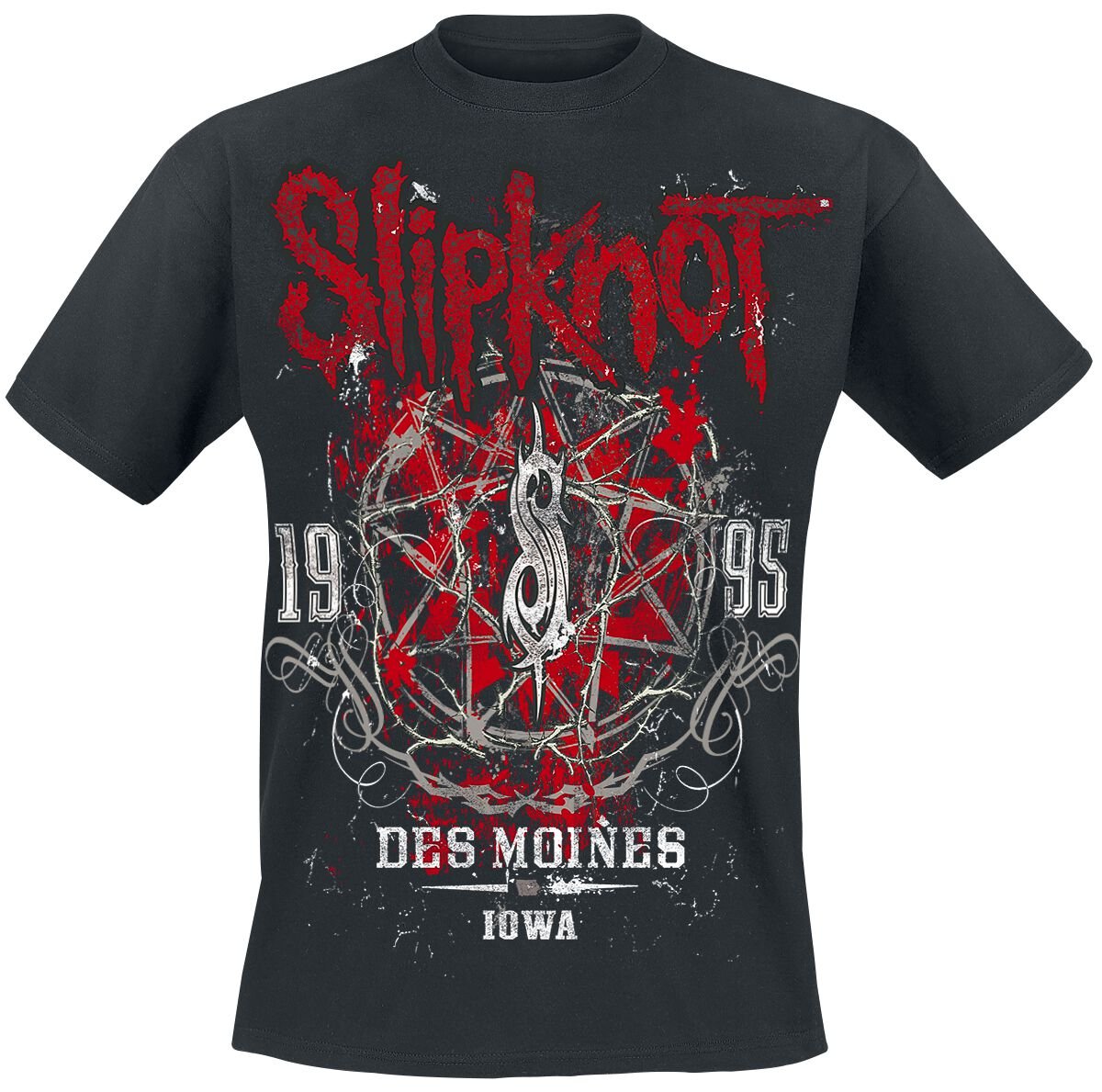 Slipknot T-Shirt - Iowa Star - S bis 5XL - für Männer - Größe 3XL - schwarz  - Lizenziertes Merchandise! von Slipknot