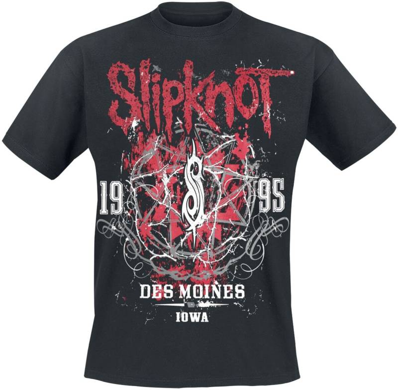Slipknot T-Shirt - Iowa Star - Heavyweight - S bis 5XL - für Männer - Größe XXL - schwarz  - Lizenziertes Merchandise! von Slipknot