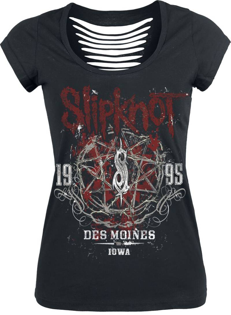 Slipknot T-Shirt - Iowa Star - S bis XL - für Damen - Größe XL - schwarz  - Lizenziertes Merchandise! von Slipknot