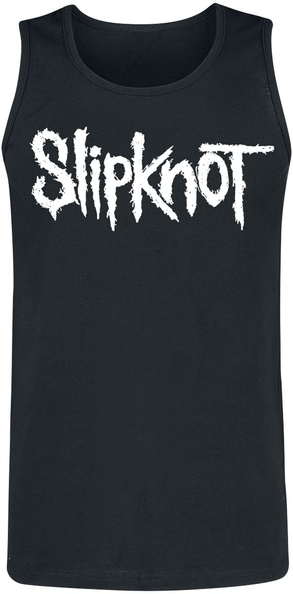 Slipknot Tank-Top - White Logo - S bis XL - für Männer - Größe XL - schwarz  - Lizenziertes Merchandise! von Slipknot