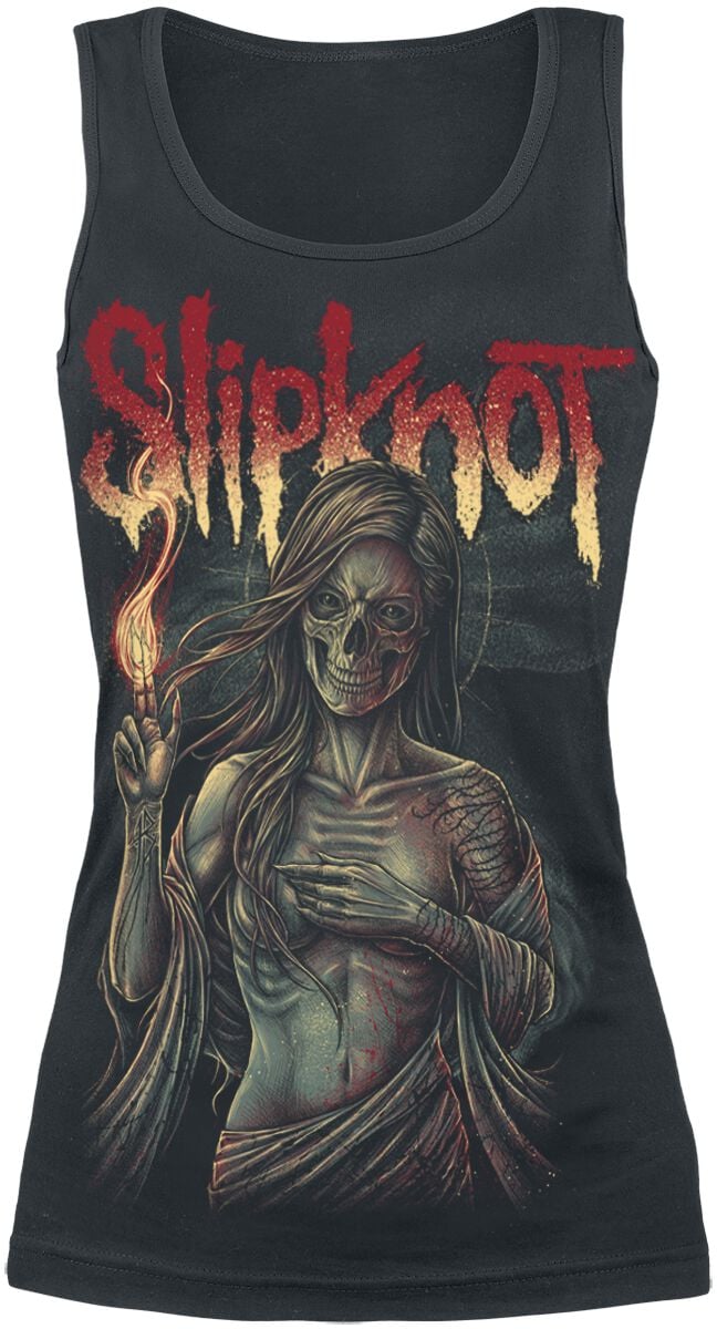 Slipknot Top - Burn Me Away - S bis XXL - für Damen - Größe XL - schwarz  - Lizenziertes Merchandise! von Slipknot