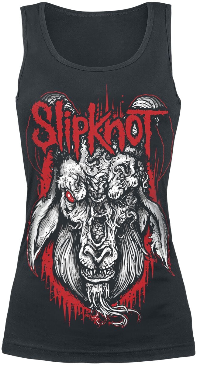 Slipknot Top - Rotting Goat - S bis XXL - für Damen - Größe S - schwarz  - Lizenziertes Merchandise! von Slipknot