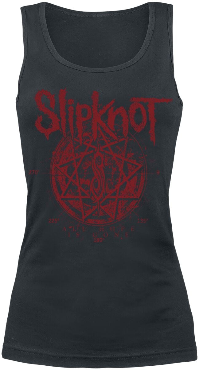 Slipknot Top - Star Symbol - S bis XXL - für Damen - Größe XXL - schwarz  - Lizenziertes Merchandise! von Slipknot