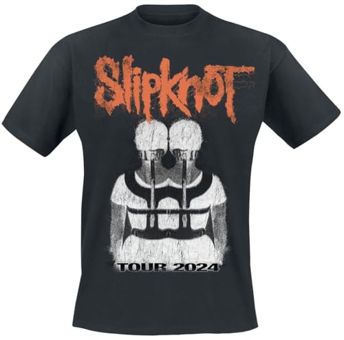 Slipknot Tour 2024 Bound Männer T-Shirt schwarz L 100% Baumwolle Band-Merch, Bands von Slipknot