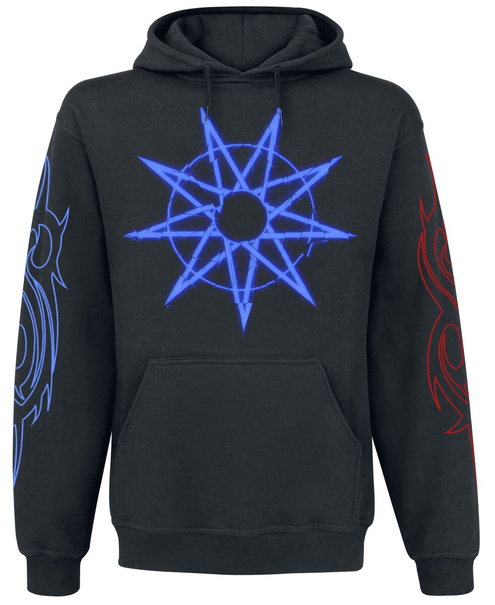 Slipknot Tour 2024 Glitch Kapuzenpullover schwarz in S von Slipknot