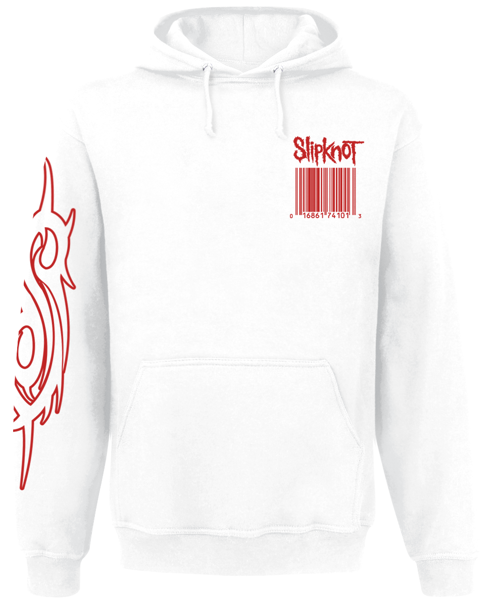 Slipknot - Wait & Bleed Barcode - Kapuzenpullover - weiß von Slipknot