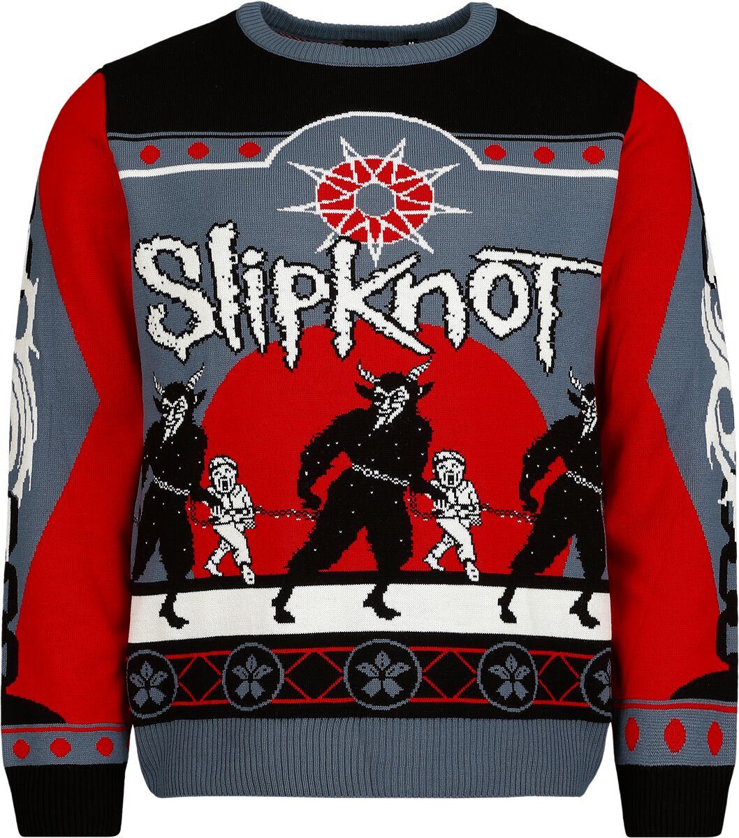 Slipknot Weihnachtspullover - Holiday Sweater - S bis 5XL - für Männer - Größe 3XL - multicolor  - EMP exklusives Merchandise! von Slipknot