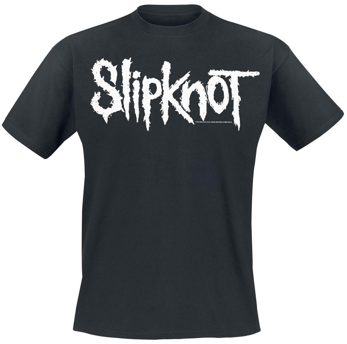 Slipknot White Logo T-Shirt schwarz in XL von Slipknot