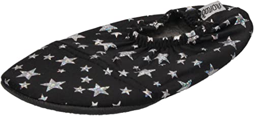 Slipstop - Hausschuhe Badeschuhe Bright Sterne schwarz, Größe:18/20 EU von Slipstop