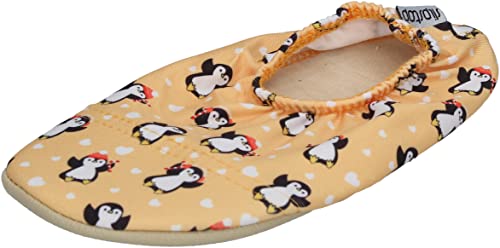 Slipstop Hausschuhe Badeschuhe Happy FEET Pinguin Yellow, Größe:21/23 EU von Slipstop