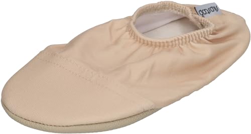 Slipstop Kinder Hausschuhe Badeschuhe BEIGE beige, Größe:21/23 EU von Slipstop