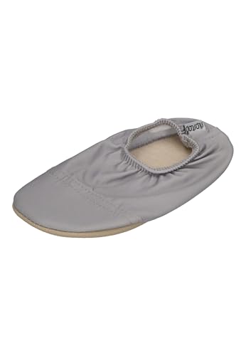 Slipstop Kinder Hausschuhe Badeschuhe CASHMERE - silber, Größe:27/29 EU von Slipstop