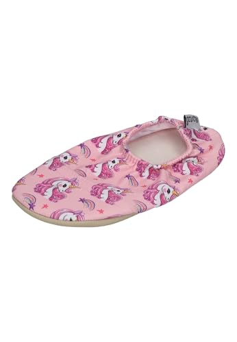 Slipstop Kinder Hausschuhe Badeschuhe IRIS Einhorn rosa, Größe:21/23 EU von Slipstop