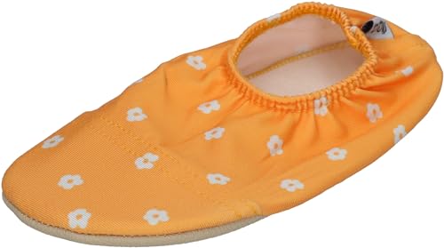 Slipstop Kinder Hausschuhe Badeschuhe Marbella Blume Yellow, Größe:27/29 EU von Slipstop