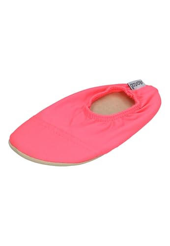 Slipstop Kinder Hausschuhe Badeschuhe NEON FUCHSIA pink, Größe:27/29 EU von Slipstop