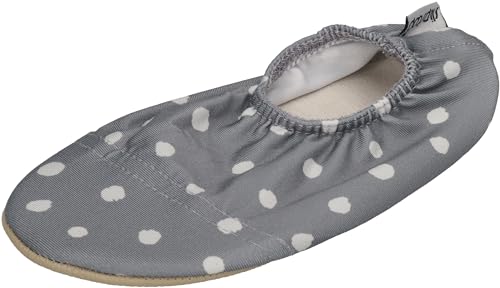 Slipstop Kinder Hausschuhe Badeschuhe NEBULA Punkte grey, Größe:27/29 EU von Slipstop