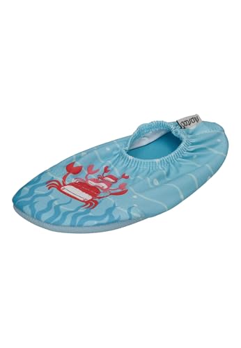 Slipstop Kinder Hausschuhe Badeschuhe PUFFY Krabben blau, Größe:21/23 EU von Slipstop