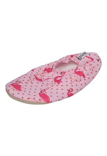 Slipstop Kinder Hausschuhe Badeschuhe SISI Flamingos Rosa, Größe:27/29 EU von Slipstop