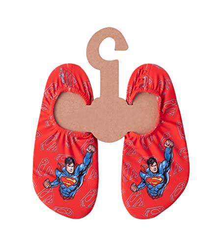 Slipstop Kinder Strandschuhe Anti Rutsch Ballett Schuhe Schwimmschuhe Urlaub Badeschuhe Yoga Pool für Jungs rot Clark, Größe 18-20 von Slipstop