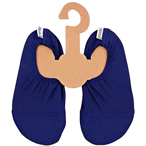 Slipstop Kinder Strandschuhe Anti Rutsch Sport Schuhe Schwimmschuhe Badeschuhe Urlaub Yoga Pool Unisex in Navy, Gr. 30-32 von Slipstop
