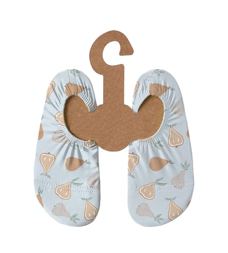 Slipstop Kinder Strandschuhe Anti Rutsch Sport Schuhe Schwimmschuhe Badeschuhe Urlaub Yoga für Kinder Unisex Pears Blue Sonnenschutzfaktor 50+, Gr. 30-32 von Slipstop