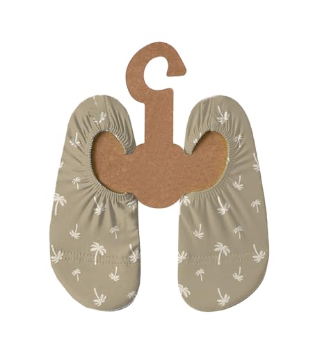 Slipstop Kinder Strandschuhe Anti Rutsch Sport Schuhe Schwimmschuhe Badeschuhe Urlaub Yoga für Mädchen Palm Sand Sonnenschutzfaktor 50+, Gr. 30-32 von Slipstop