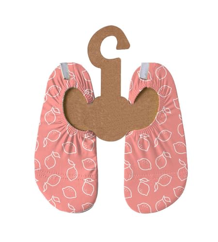 Slipstop Kinder Strandschuhe Anti Rutsch Sport- Schwimmschuhe Badeschuhe Urlaub Lemons Sonnenschutzfaktor 50+, Gr. 18-20 von Slipstop