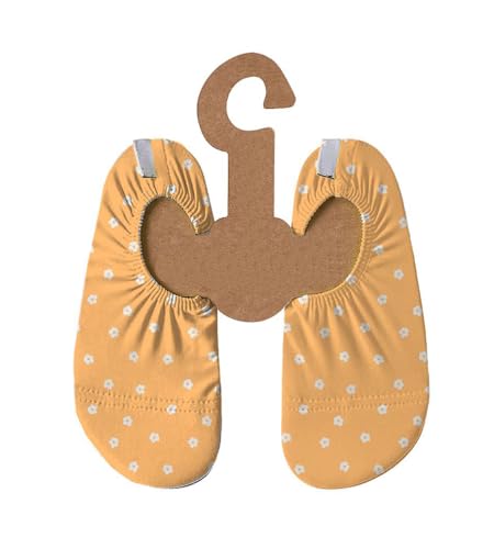 Slipstop Kinder Strandschuhe Anti Rutsch Sport- Schwimmschuhe Badeschuhe Urlaub Marbella gelb Sonnenschutzfaktor 50+, Gr. 27-29 von Slipstop