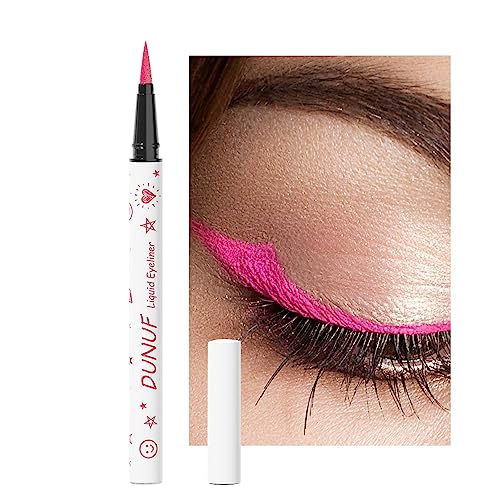 Flüssige Eyeliner für Frauen - Lidschattenstift Langlebiger Augenstift - Lidschattenstift, farbiger Eyeliner-Stift, rutschfest, ganztägig, wischfest, Augenstift, Augen- und Lippenkonturenstift von Sloane