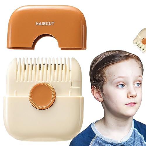 Haarschnitt-Rasierkamm, 2-in-1-Haarkamm-Haarrasierer, Friseurschere Kämme Mit Staubschutz,Haar Rasierer Kamm Für Frauen, Haartrimmer Kit Zubehör Feines Haar von Sloane