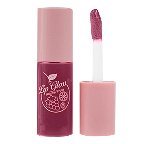 Lippenglanzöl | Feuchtigkeitsspendender Lip Oil Gloss - Transparentes Toot-Lippenöl, Lippenpflege, Glitzer, langanhaltend, feuchtigkeitsspendend, Lippenglühöl, nährend, nicht klebend von Sloane