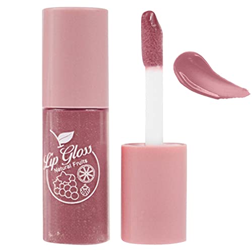 Lippenöl,Feuchtigkeitsspendender Lip Oil Gloss | Transparenter, nährender Lippenöl-Lippenbalsam mit nicht klebrigem Lippenöl, getönter Lippenbalsam für die Lippenpflege und trockene Lippen von Sloane