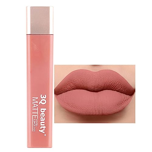 Matter flüssiger Lippenstift, Velvet Moisturizing Lip Stain Matte, Lippen-Make-up-Geschenk, weiche, matte Lippencreme, pigmentierter Lippenstift-Gloss, lippenfülleres Make-up für Mädchen und von Sloane