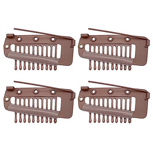 Perücken-Snap-Clips,Haarverlängerungs-Clips, Haarverlängerungs-Perücken, Schnapp-Clips, Kamm - Kleine Snap-Perücke-Zubehör-Clips für Damen-Haarverlängerungen zum Selbermachen von Sloane
